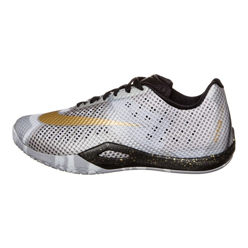 Nike Performance HYPERLIVE Chaussures de basket metallic gold/black/pure platinium