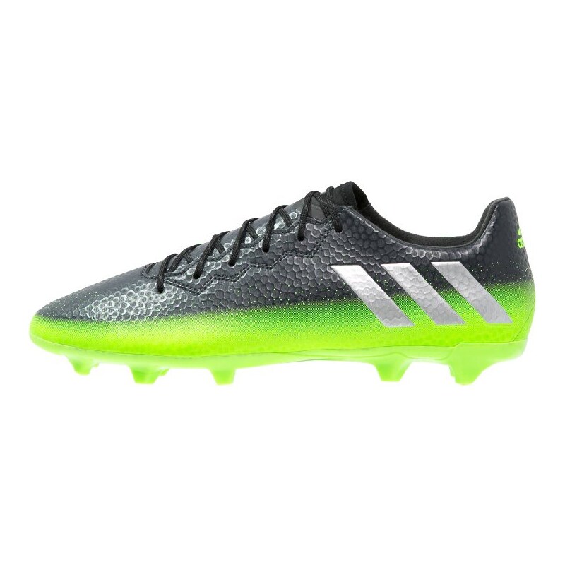 adidas Performance 16.3 FG Chaussures de foot à crampons dark grey/silver metallic/solar green