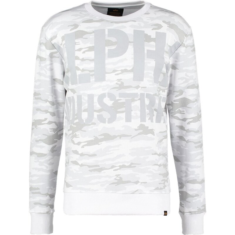 Alpha Industries Sweatshirt white camo