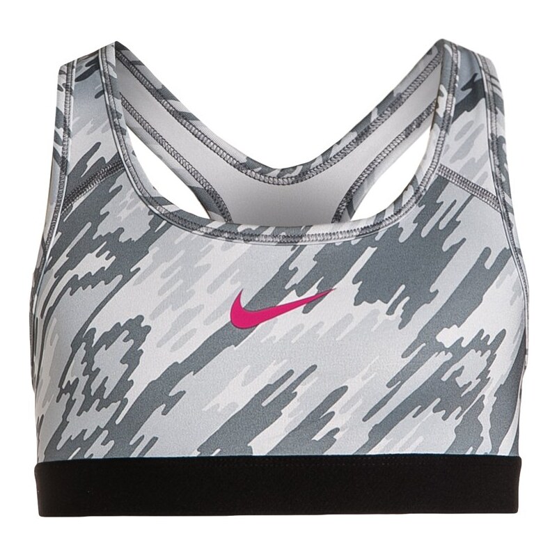 Nike Performance PRO CLASSIC Soutiengorge de sport pure platinum/black/cool grey/vivid pink
