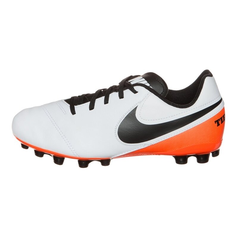 Nike Performance TIEMPO LEGEND VI Chaussures de foot à crampons white/black/total orange