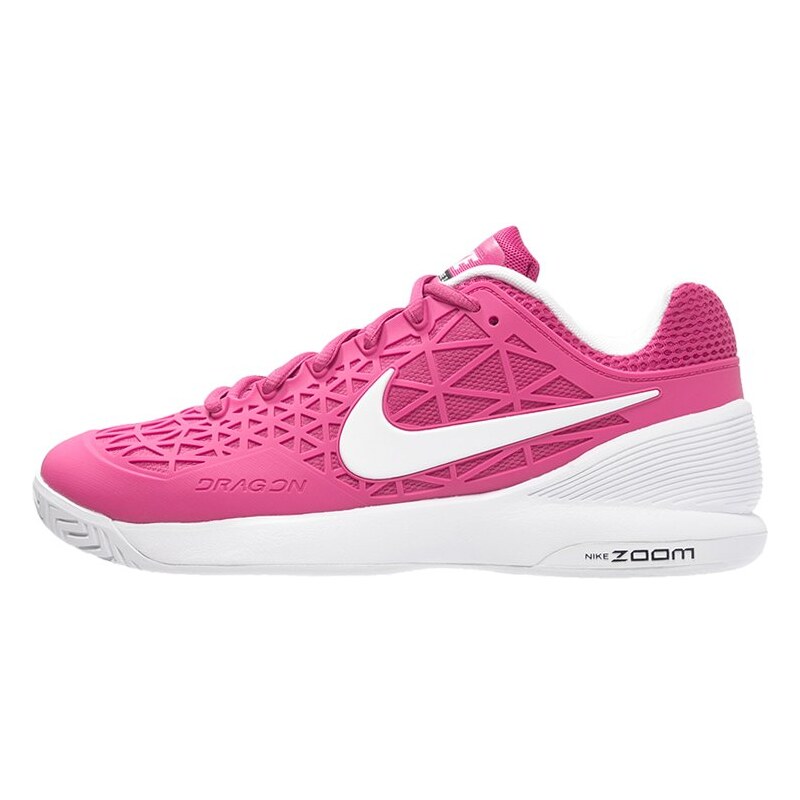 Nike Performance ZOOM CAGE 2 Chaussures de tennis sur terre battue vivid pink/white/black