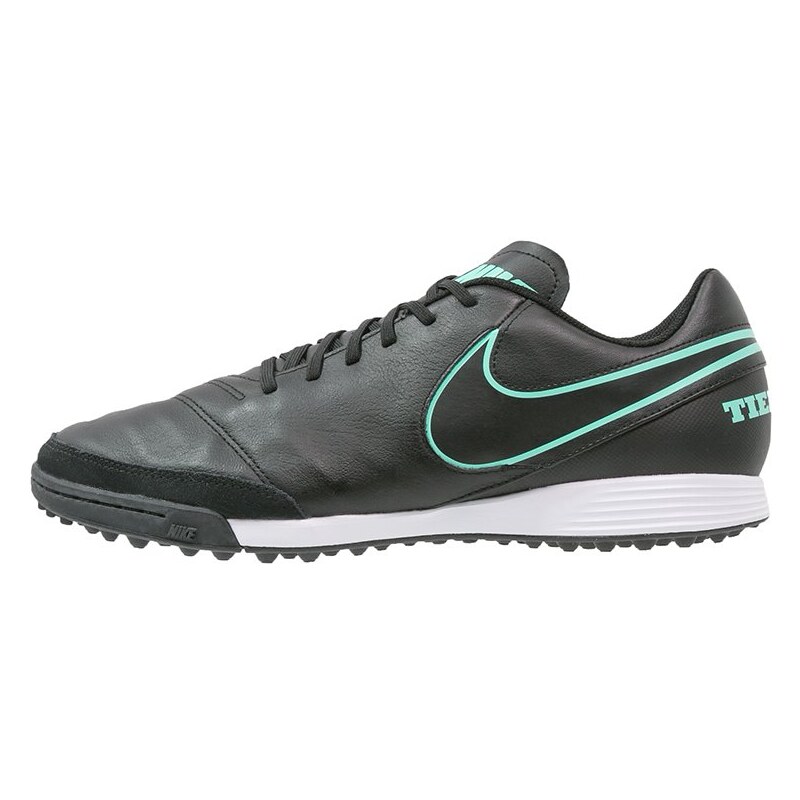 Nike Performance TIEMPOX GENIO II TF Chaussures de foot multicrampons black/hyper turquoise