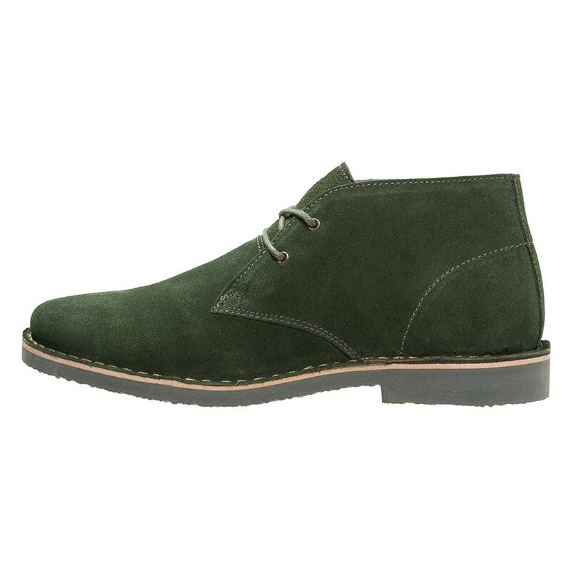 ICHI BASMA Boots à talons dark green