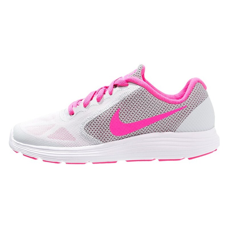 Nike Performance REVOLUTION 3 Chaussures de running neutres pure platinum/pink blast/wolf grey/white