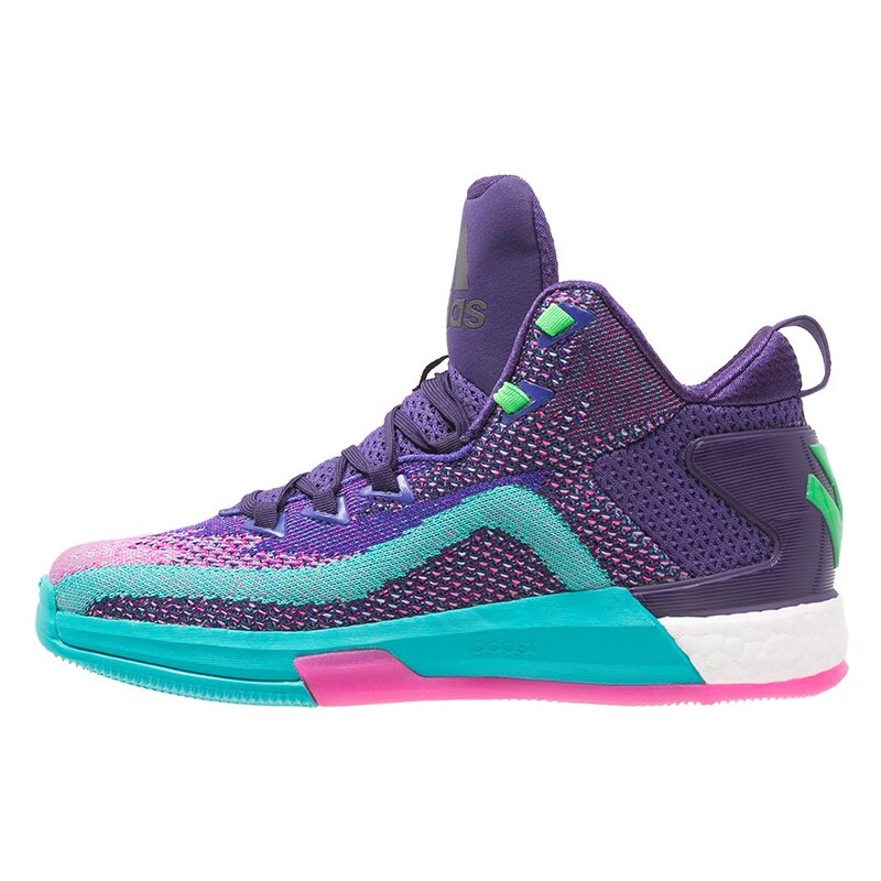 adidas Performance J WALL 2 BOOST PRIMEKNIT Chaussures de basket dark purple/blast purple/shock pink