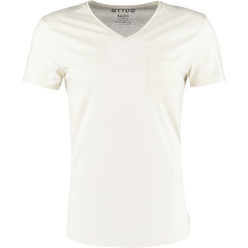 TOM TAILOR DENIM BASIC FIT Tshirt basique soft beige solid