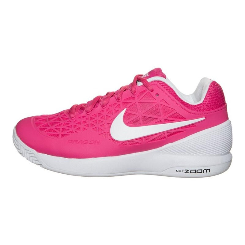 Nike Performance ZOOM CAGE 2 Chaussures de tennis sur terre battue vivid pink/white/black
