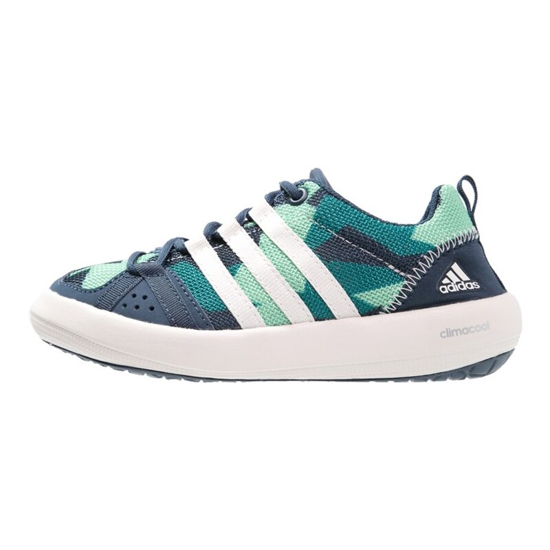 adidas Performance CLIMACOOL BOAT Chaussures aquatiques mineral blue/chalk white/green glow