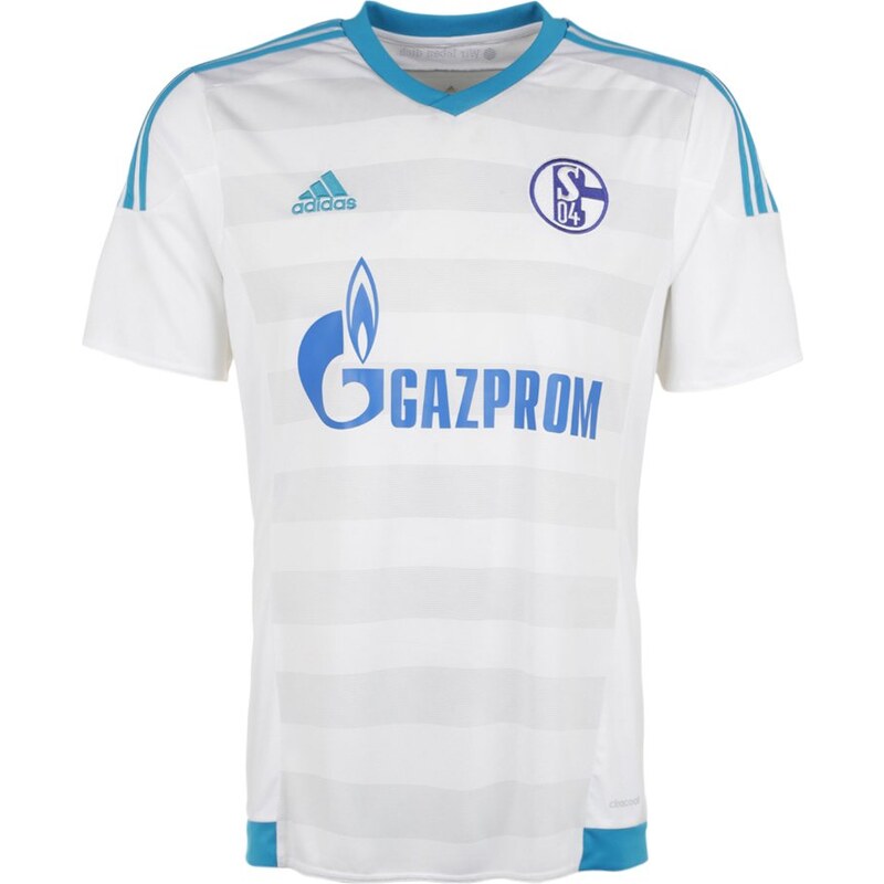 adidas Performance FC SCHALKE 04 Tshirt de sport white/boaqua