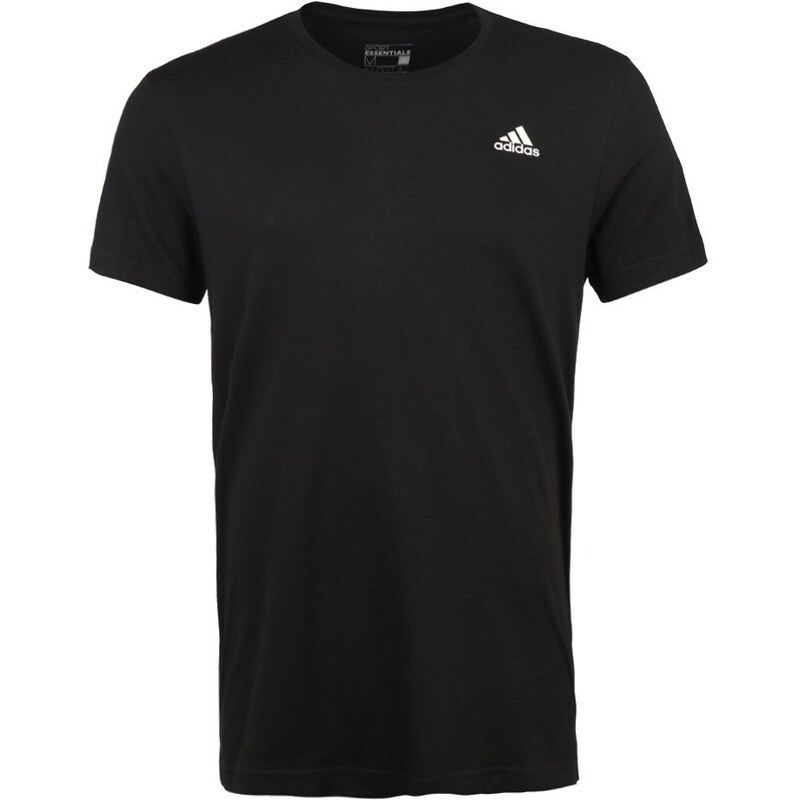 adidas Performance ESSENTIALS Tshirt de sport schwarz/weiß