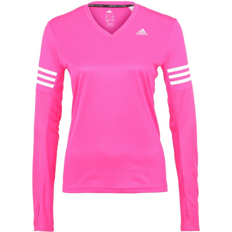 adidas Performance RESPONSE Tshirt à manches longues shock pink/offwhite
