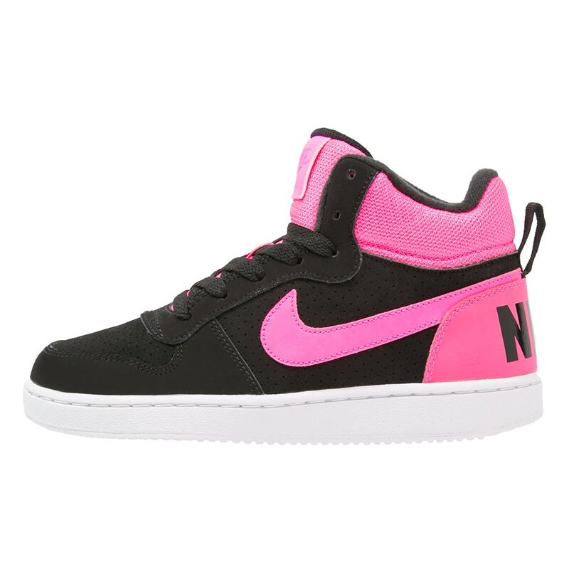 Nike Sportswear COURT BOROUGH Baskets montantes black/pink blast