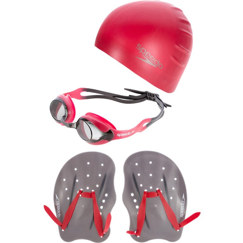 Speedo PERFORMANCE TRAINING SET Accessoire de natation grey/red