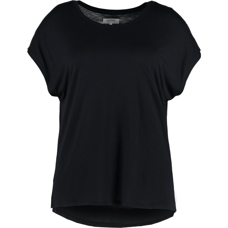 Zalando Essentials Curvy ELVINA Tshirt basique black