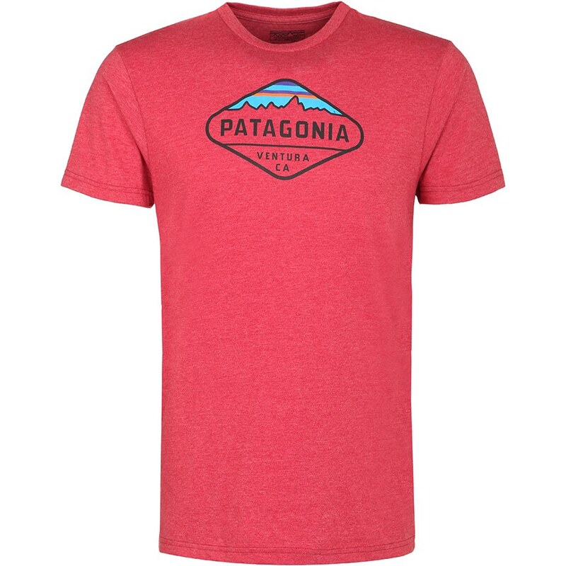 Patagonia FITZ ROY Tshirt imprimé raspen red