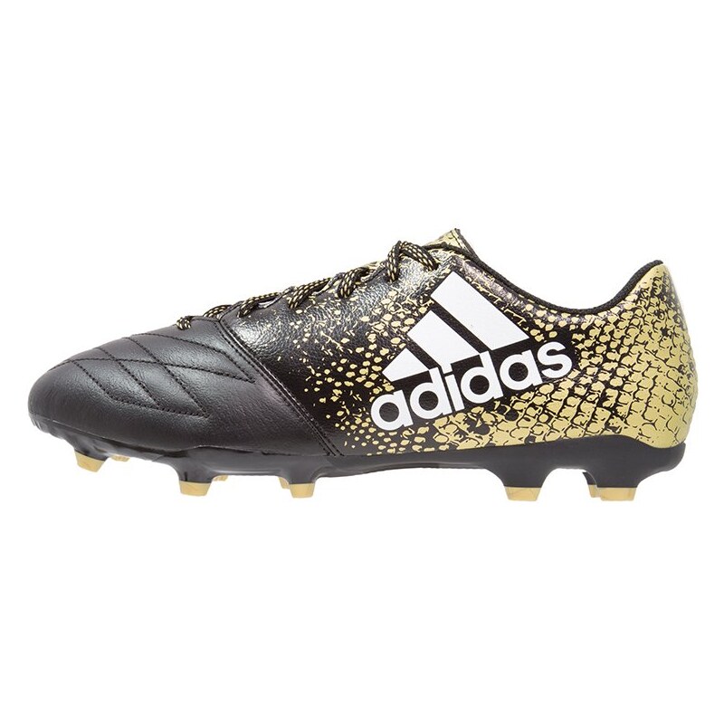 adidas Performance X 16.3 FG Chaussures de foot à crampons core black/white/gold metallic