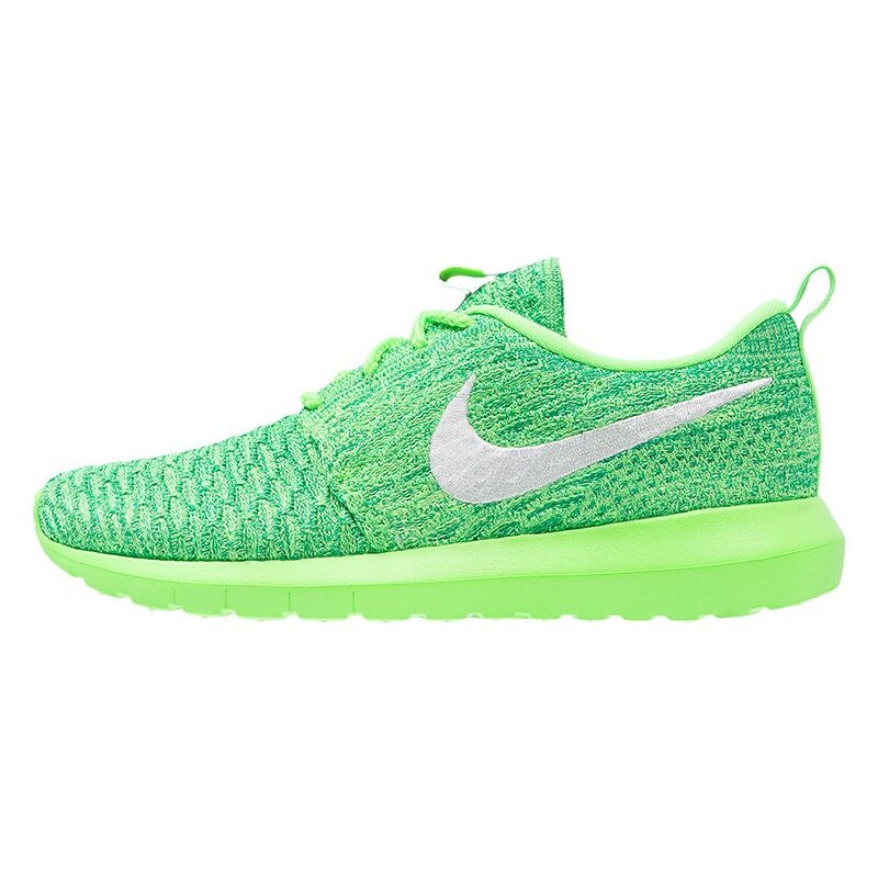 Nike Sportswear ROSHE NM FLYKNIT Baskets basses voltage green/white/lucid green