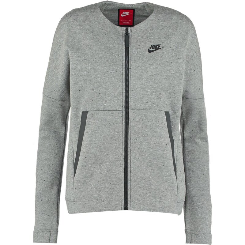 Nike Sportswear TECH FLEECE Veste en sweat carbon heather/carbon heather/black