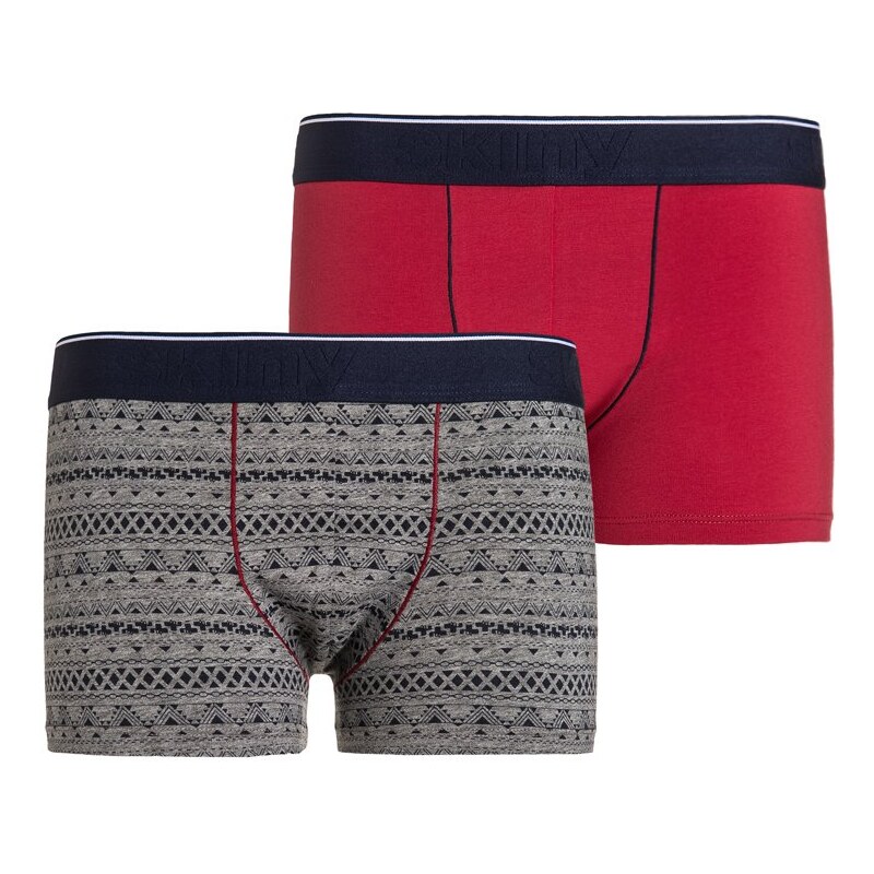 Skiny 2 PACK Shorty rosso