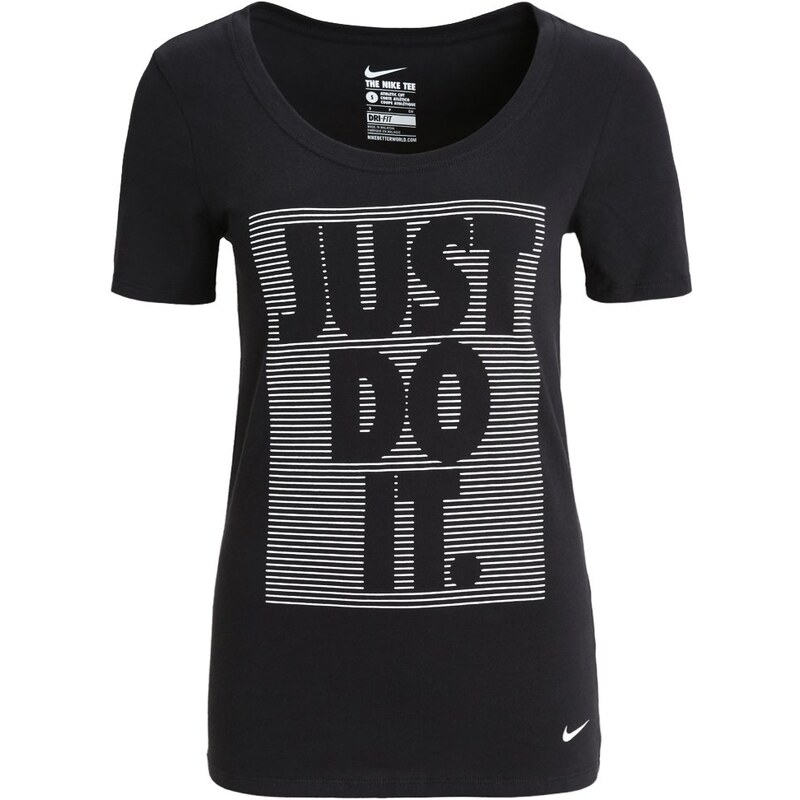 Nike Performance Tshirt imprimé black/white
