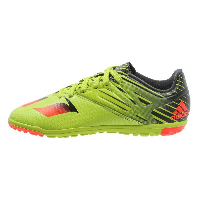 adidas Performance MESSI 15.3 TF Chaussures de foot multicrampons semi solar slime/solar red/core black
