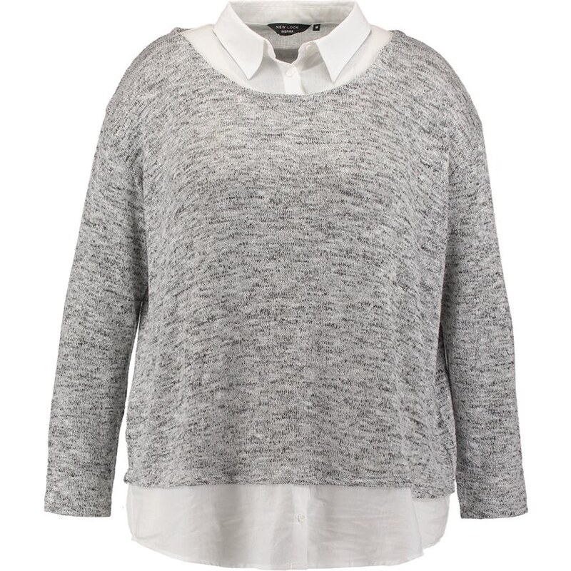 New Look Curves Pullover mid grey