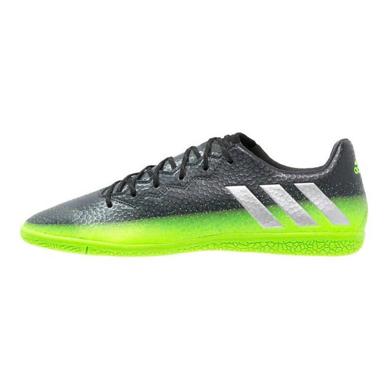 adidas Performance 16.3 IN Chaussures de foot en salle dark grey/silver metallic/solar green
