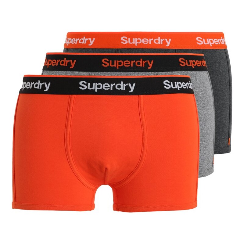 Superdry ORANGE LABEL 3 PACK Shorty speedster grey grindle/black jaspe/havanna orange