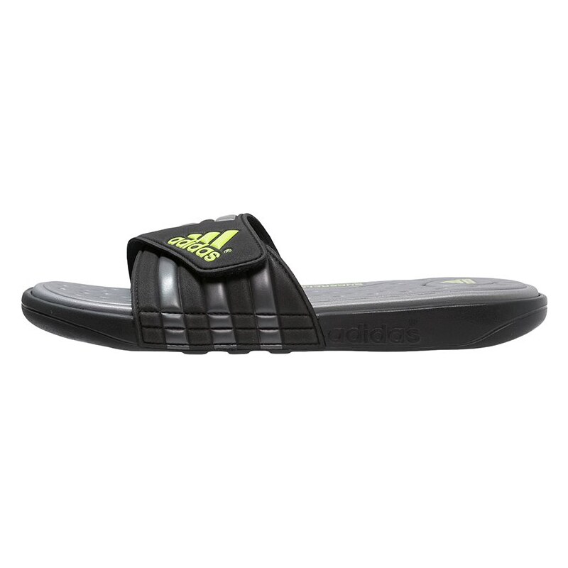 adidas Performance ADISSAGE SC Sandales de bain core black/solar slime/iron metallic