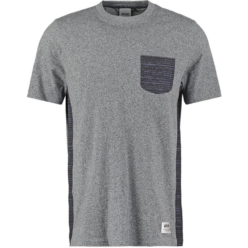 WRUNG SIDE Tshirt imprimé heather grey