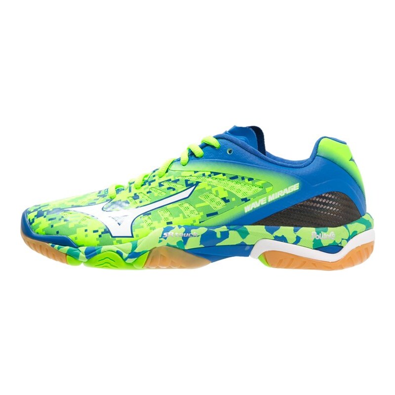 Mizuno WAVE MIRAGE Chaussures de handball green gecko/white/skydiver