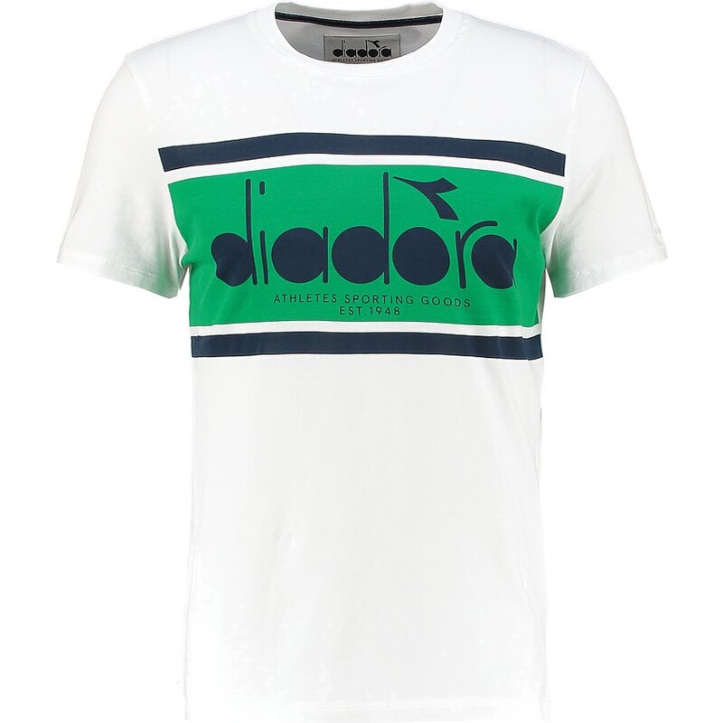 Diadora Tshirt imprimé green/super white