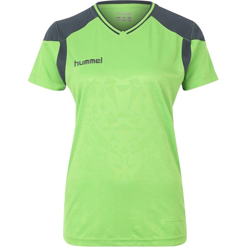 Hummel SIRIUS Tshirt de sport green flash/dark slate
