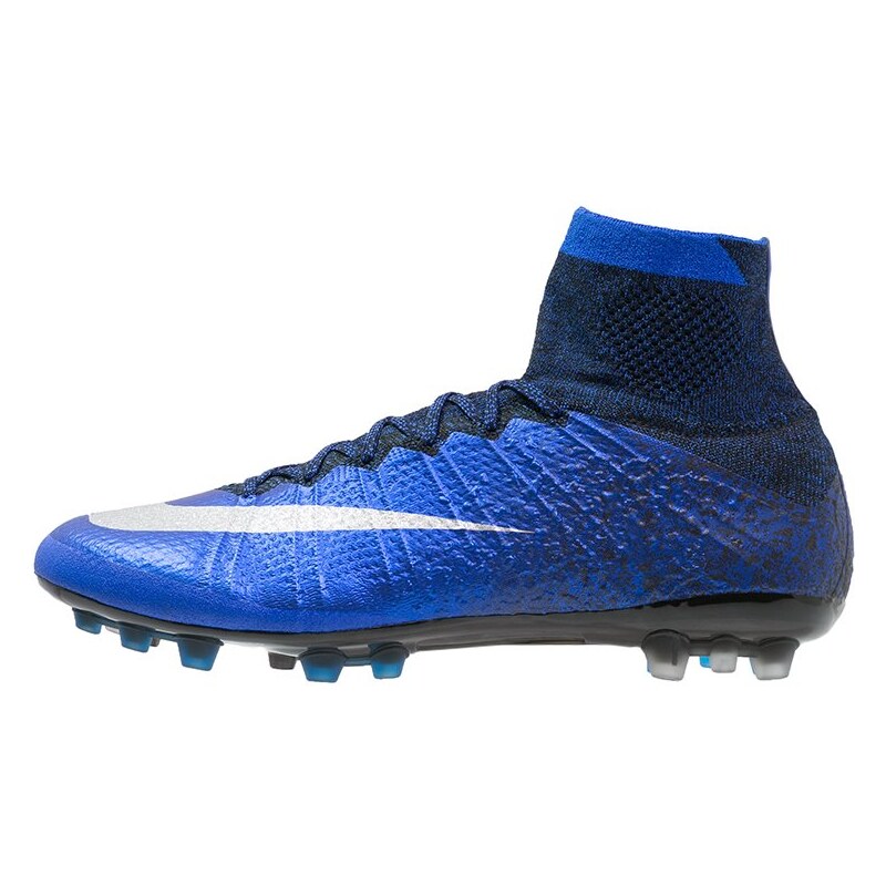 Nike Performance MERCURIAL SUPERFLY CR7 AGR Chaussures de foot à crampons deep royal blue/metallic silver/racer blue/black