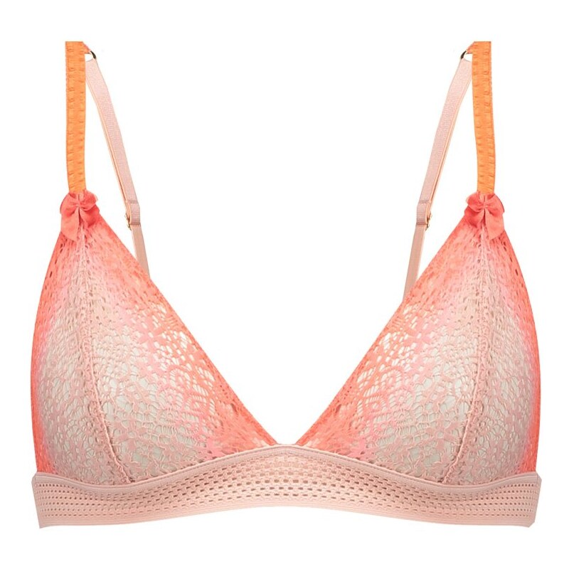 Stella McCartney Lingerie MILLE Soutiengorge triangle fluo orange/pink clay