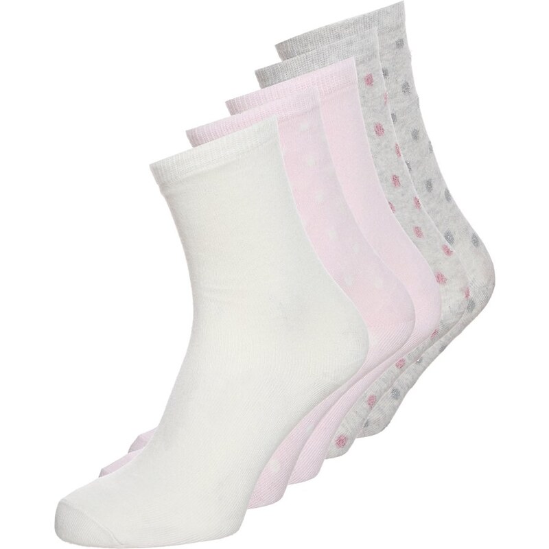 Anna Field 5 PACK Chaussettes pink/grey/white