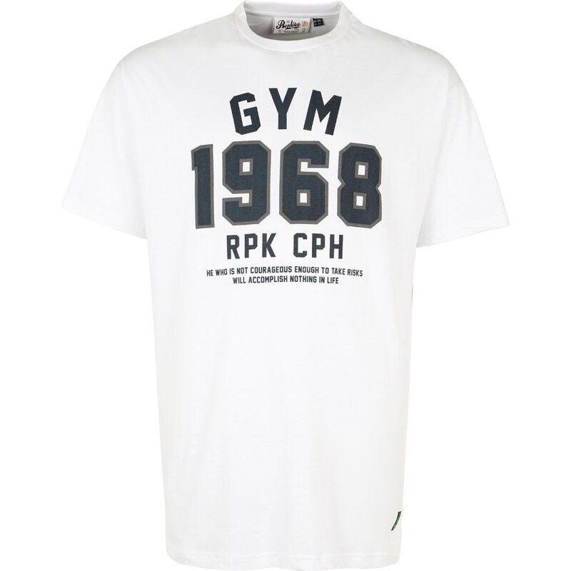 Replika GYM Tshirt imprimé weiß