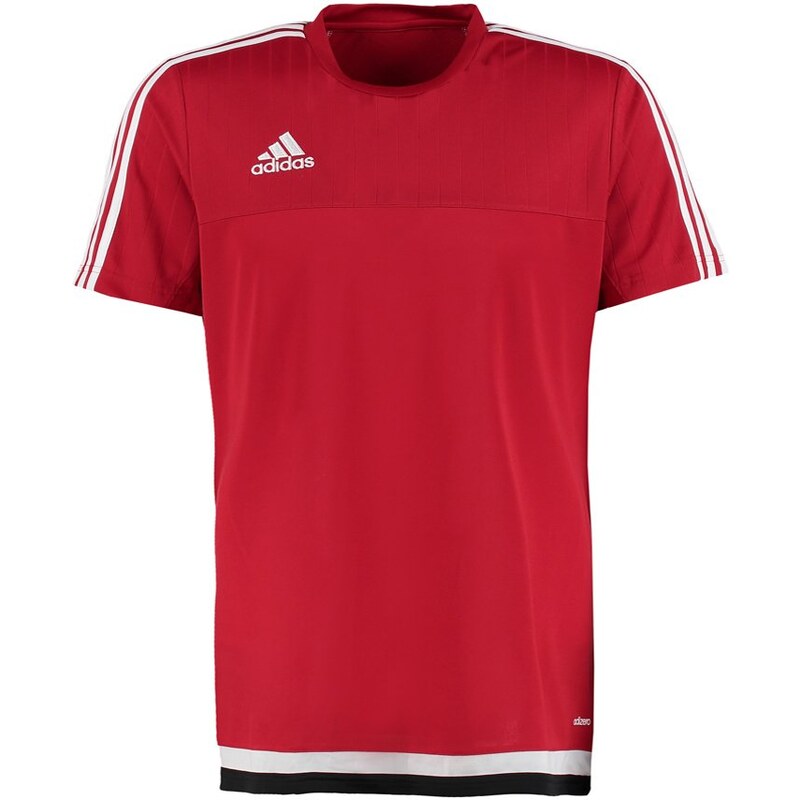 adidas Performance TIRO 15 Tshirt de sport power red/white/black