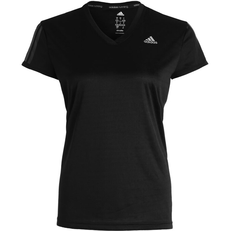adidas Performance Tshirt basique black/reflective silver