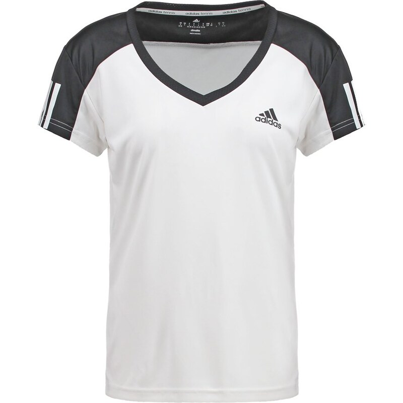 adidas Performance Tshirt imprimé white/black