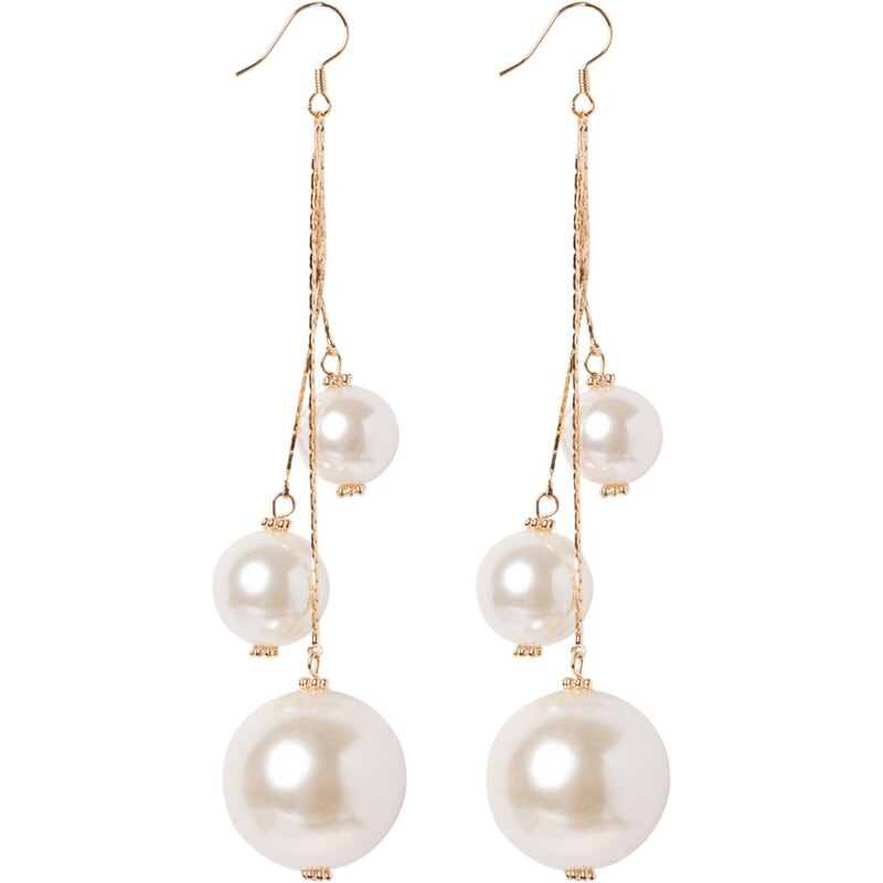 sweet deluxe CELENTA Boucles d'oreilles goldcoloured/pearl