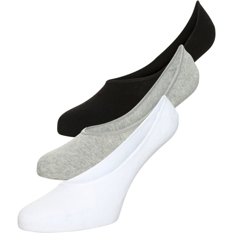 Converse BASIC CREW 3 PACK Socquettes white/black/grey