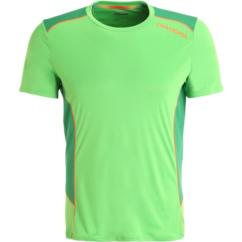 Diadora Tshirt de sport green fluo