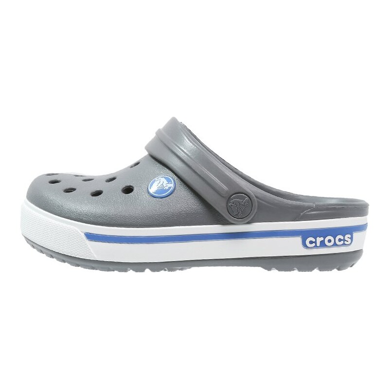 Crocs CROCBAND Mules charcoal/sea blue