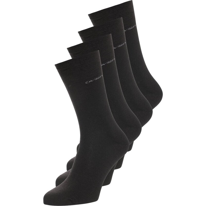 camano SOFT WOOL 4 PACK Chaussettes black