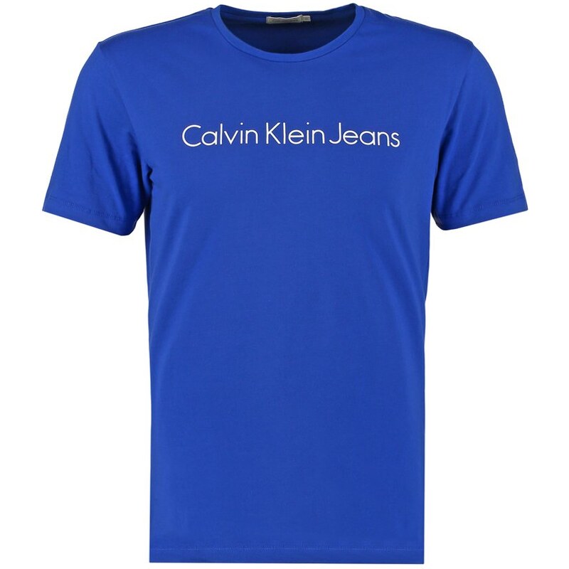 Calvin Klein Jeans TAMAS Tshirt imprimé blue