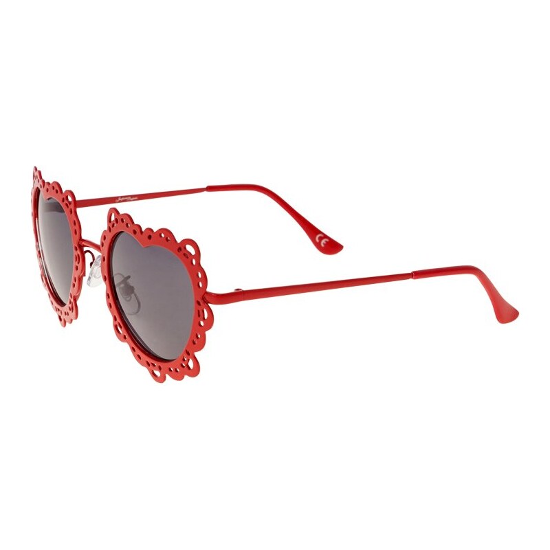 Jeepers Peepers Lunettes de soleil red lace heart