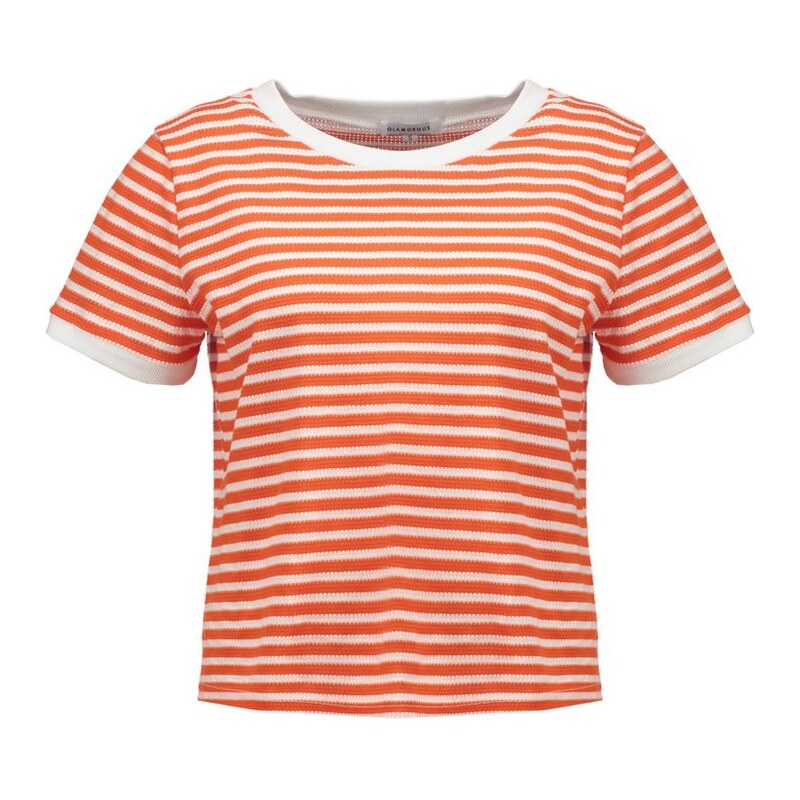 Glamorous Tshirt imprimé orange white