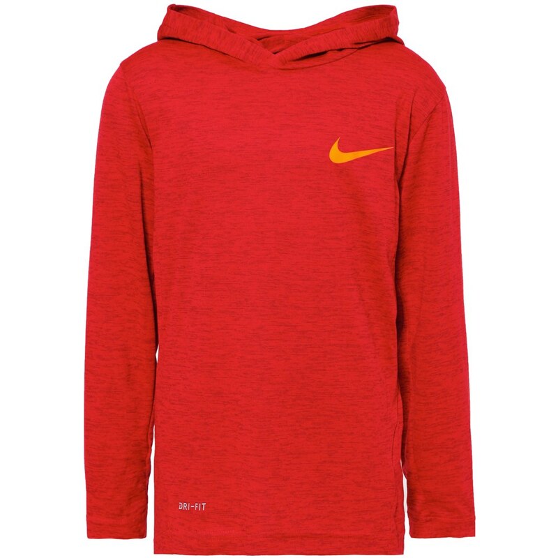 Nike Performance Tshirt à manches longues team red/total orange